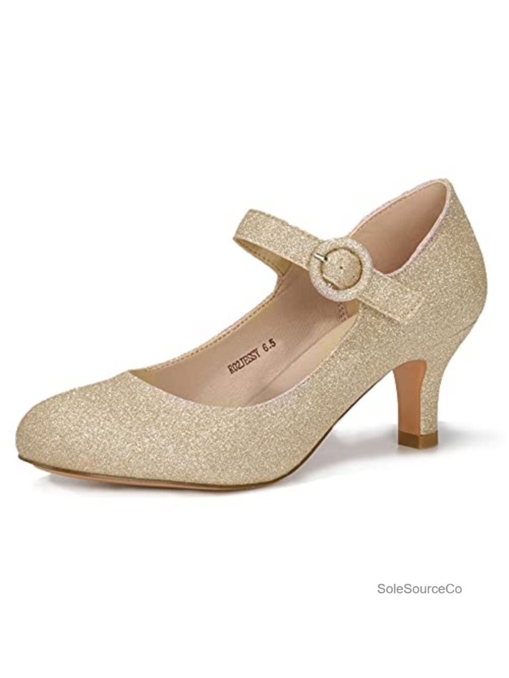 Women's Mary Jane Dress Shoes Low Kitten Heels Pumps